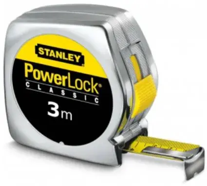 Ruleta Stanley POWERLOCK 0-33-218, 3 m