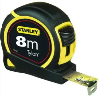 Ruleta Stanley Tylon 0-30-657, protectie cauciuc, 8 m