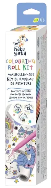 Rulou de colorat Haku Yoka – Unicorni, 3 m