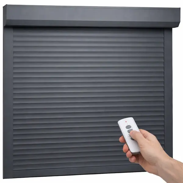 Rulou Exterior Aluminiu Antracit cu Acționare Electrică și Telecomandă