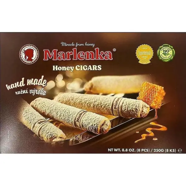 Rulouri Subtiri Marlenka, cu Miere si Nuca, 250 g