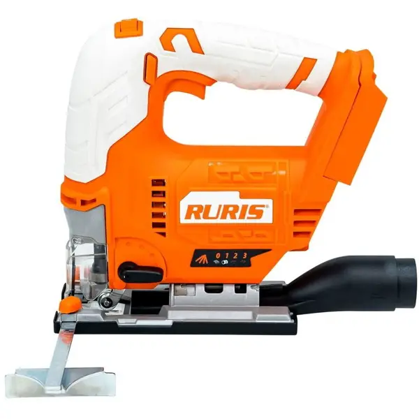 Ruris Ferastrau pendular pe acumulator Ruris RMX3260 Power Alfa Up 3.000 rpm, {contine acumulator 4Ah+incarcator}, Alb-Negru-Portocaliu
