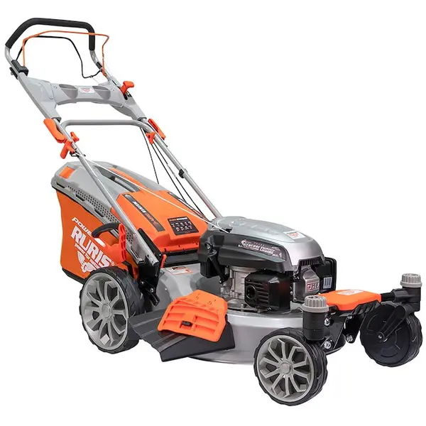 Ruris Masina de tuns iarba / gazon, autopropulsata pe benzina Ruris RXM1000, putere 3.9 CP, 170 CC, 4 timpi, 51 cm latime lucru, 25-75 mm inaltime lucru, functie mulcire, 65 L sac colector, rezervor 1 l