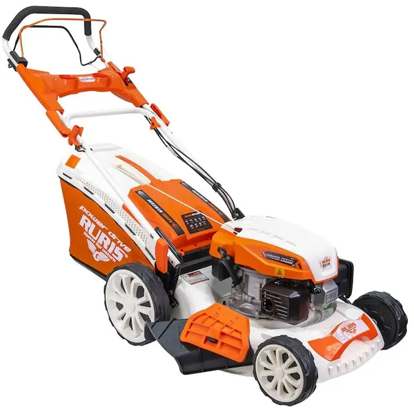 Ruris Masina de tuns iarba pe benzina Ruris RX311S, putere 3.9 CP, 170 cm3, 4 timpi, 46 cm latime lucru, 25-75 mm inaltime lucru, 65 L sac colector, rezervor 1 l