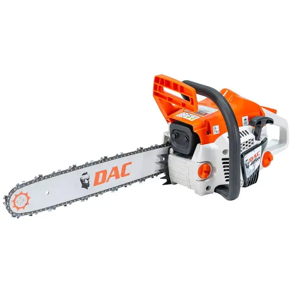 Ruris Motoferastrau Ruris DAC 405RS, drujba cu lant pe benzina, putere 2.7 CP, 40.2 CC, motor Tez, lungime sina 40 cm, lant 3/8 1.3 PM, rezervor combustibil 410 ml