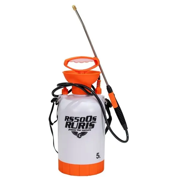 Ruris Pulverizator manual RURIS RS 500S, capacitate 5 L, presiune 3 bar, orificiu mare de umplere palnie