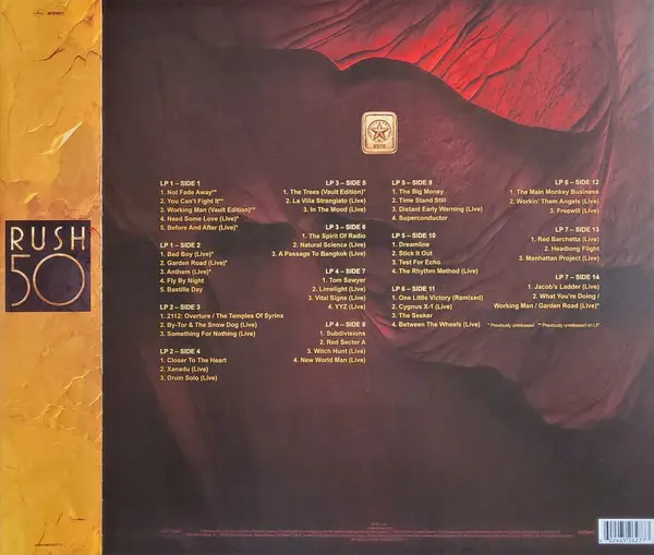 Rush 50 - Vinyl | Rush