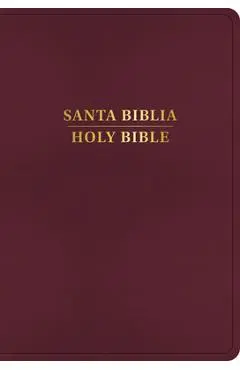 Rvr 1960/KJV Biblia Bilingüe Letra Grande, Borgoña Imitación Piel, Con Índice (2024 Ed.) - B&h Español Editorial