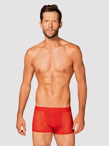 S/M - Boxer din material elastic Obsessiver r Rosu