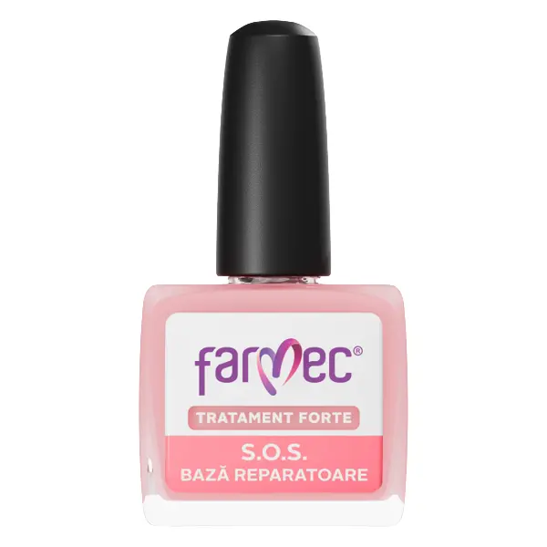 S.O.S Baza Reparatoare cu Hexanal și Lakesis, Farmec Tratament Forte | 11 ml