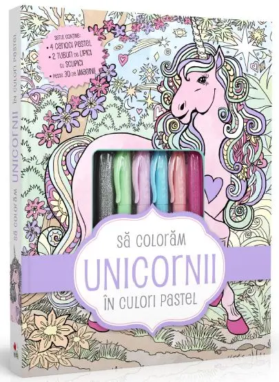 Să colorăm unicornii în culori pastel