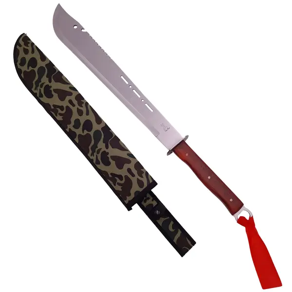 Sabie de vanatoare DEPOX , Lords Blade, maner lemn, 69 cm, teaca inclusa