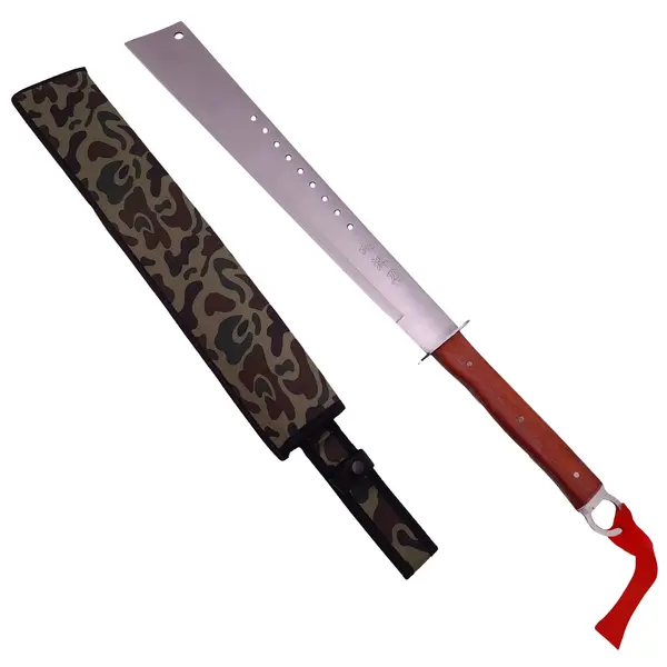 Sabie de vanatoare DEPOX , Lords Hobby, maner lemn, 68 cm, teaca inclusa