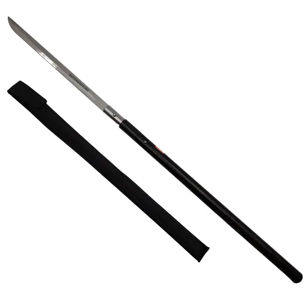 Sabie de vanatoare DEPOX , Shaolin Master, model baston, 87 cm, negru, teaca inclusa