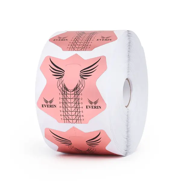 Sabloane unghii Everin Rose Gold Wings – Rola 500 Bucăți Roz Auriu Premium