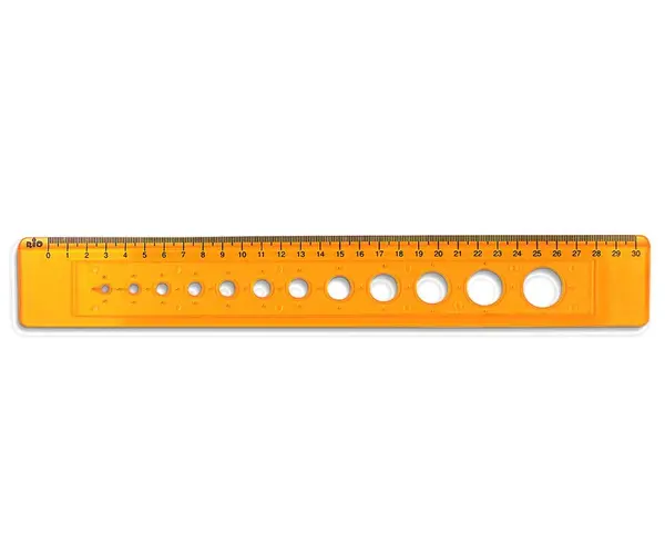 Sablon 30 cm, forma cercuri, Rio