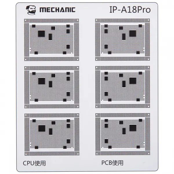 Sablon Izolare Trasee CI Mechanic pentru Apple iPhone 6 - 16 Series