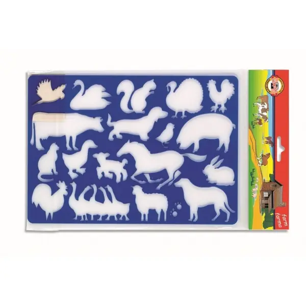 Sablon motiv Animale Ferma, Koh-I-Noor