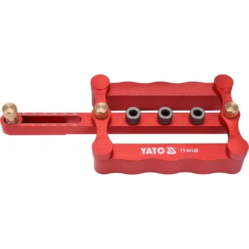 Sablon pentru dibluri lemn, aluminiu, 6 - 10mm YATO YT-44120