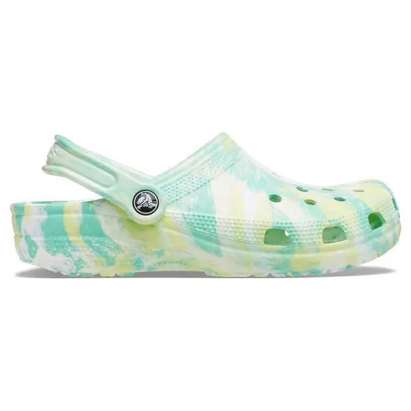 Saboți Crocs Classic Marbled Clog Verde - Pistachio/Multi