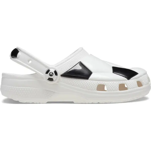 Saboti Crocs Classic Soccer Clog Kids Alb - White/Black