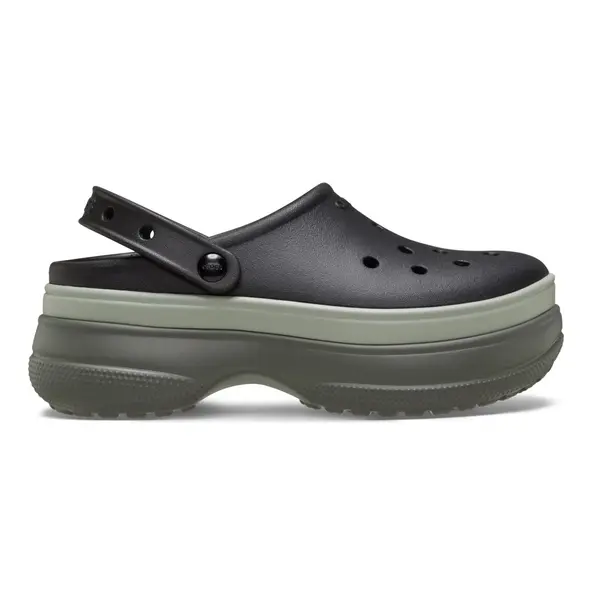 Saboti Crocs Classic Stacked Clog Negru - Black