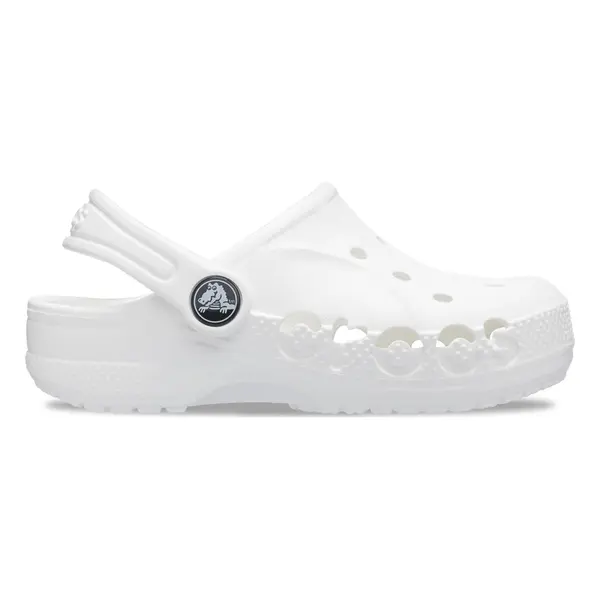 Saboți Crocs Toddler Baya Clog Alb - White