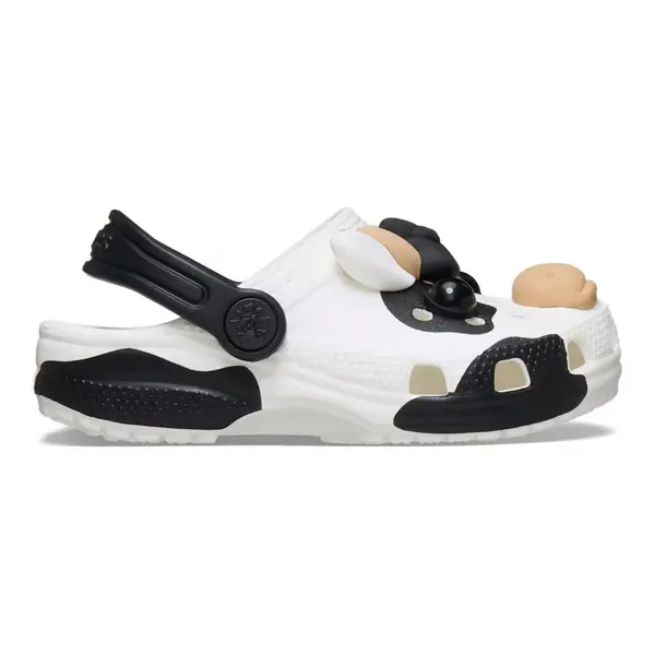 Saboti Crocs Toddler IAM Cow Clog Alb - White