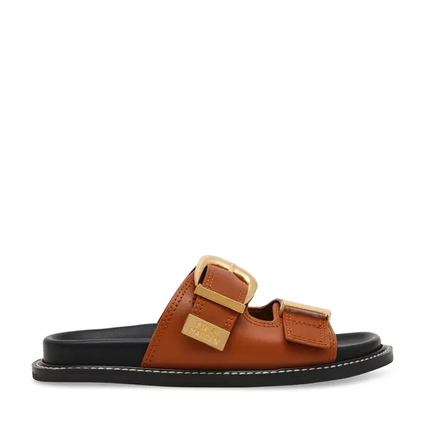 Saboți femei Steve Madden Arch cognac din piele naturală 1469DSTARCH-ECO