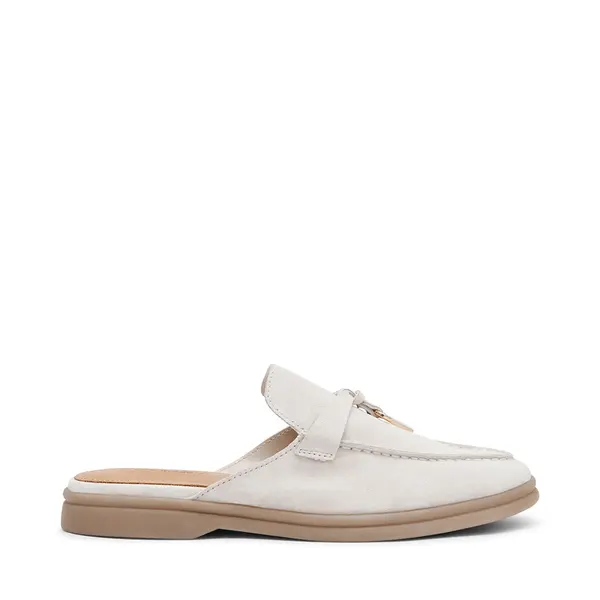 Saboți femei Steve Madden Patrizia bej din piele întoarsă 1461DSTPATRIZIAVBE