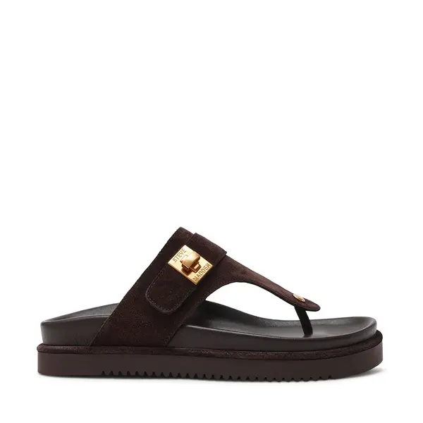 Saboti femei Steve Madden Tuned-in maro din piele intoarsa 1461dsttuned-invm