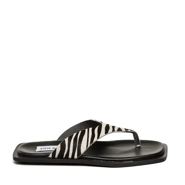 Saboți femei Steve Madden zebra din piele 1469DSTSPLASH-LZE