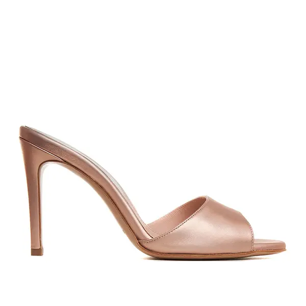 Saboti Gia Piele Naturala, Auriu-Rose - 40 / 9.5cm