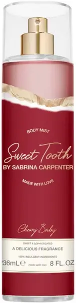 Sabrina Carpenter Spray de corp Sweet Tooth Cherry Baby, 236 ml