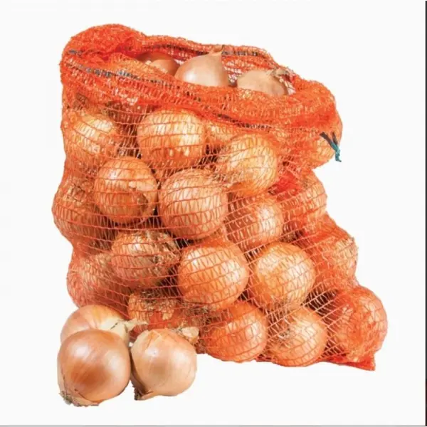 Sac de cartofi, sac pentru legume, Portocaliu, 20 Kg, 1 set x 100 buc