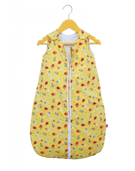 Sac de dormit copii 0.5 tog KidsDecor Dream of Ice Cream din bumbac 85 cm