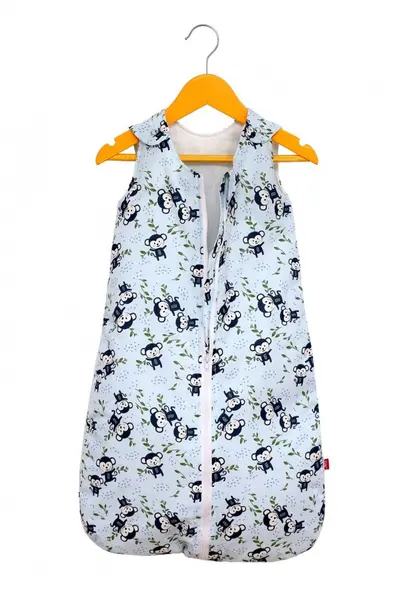 Sac de dormit copii 2.5 tog KidsDecor Happy Monkey din bumbac 130 cm