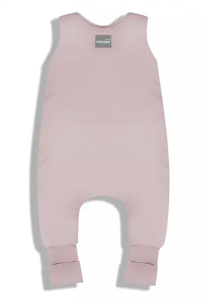 Sac de dormit cu 2 fete din bumbac cu picioare 6-12 luni light Rose Sleepee 1.5 Tog