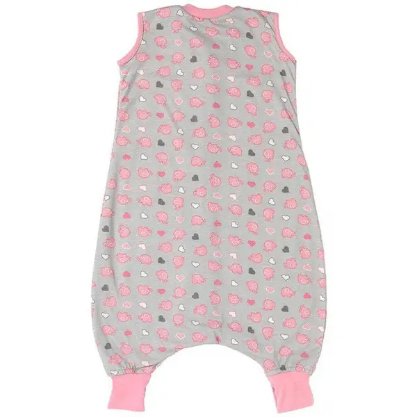 Sac de dormit cu picioruse Pink Elephant 3-4 ani 0.5 Tog