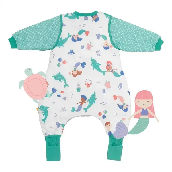 Sac de dormit cu picioruse si maneca lunga detasabila Mermaid 130 cm + manseta 2.5 Tog