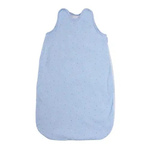 Sac de dormit de iarna, 95 cm, bumbac ranforce, Sky Blue