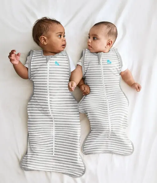 Sac de dormit de tranzitie pentru infasat si rostogolit Love to Dream Swaddle Up Gri +11 kg 1 Tog