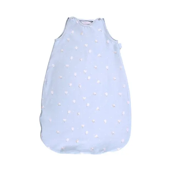 Sac de dormit de vara 95 cm 18-24 luni bumbac ranforce Train Blue