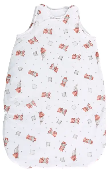 Sac de dormit de vara cu ranforce Lorelli - Ursul cu o pernă, 0.5 Tog, 95 cm, gri
