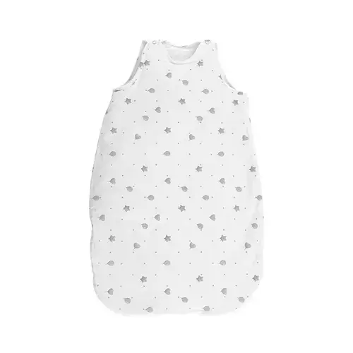 Sac de dormit de vara Lorelli Train Grey, 85 cm, 12-18 luni, bumbac ranforce