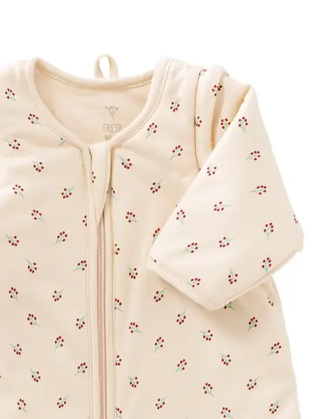 Sac de dormit gros cu maneci detasabile, 2.8 Tog, 110 cm, model Berries
