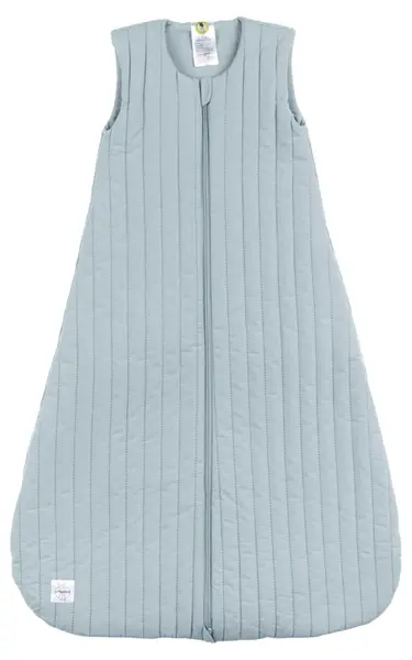 Sac de dormit iarnă pentru bebeluși Lassig - 3 Tog, 74-80 cm, 7-12 luni, albastru cu textură ribbed