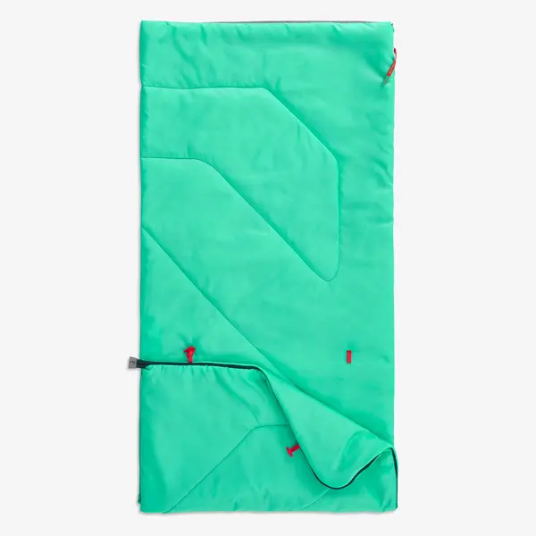 Sac de dormit MH100 20°C turcoaz copii