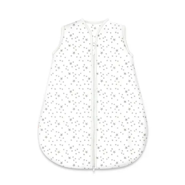 Sac de dormit, MimiNu, Pentru bebelusi, De iarna, Din bumbac certificat Oeko Tex Standard 100, Cu fermoar, 70 cm, 0 - 6 luni, 2.5 Tog, Mini Grays