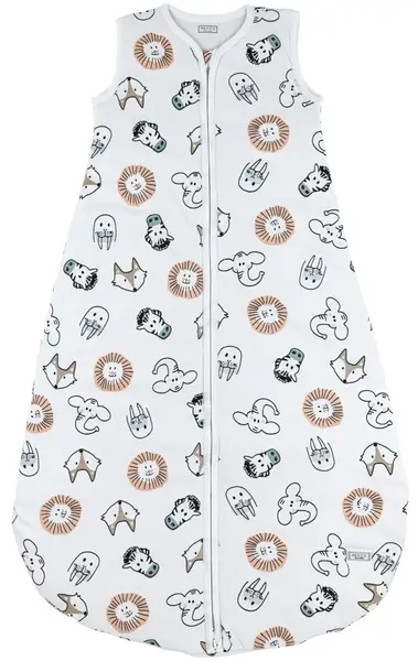Sac de dormit pentru bebeluși Meyco Baby - 2.5 Tog, 110 cm, animalelor
